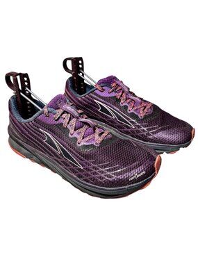 Altra Timp 2 Women’s Trail Running Shoes Purple Black Zero Drop Wide Toe Box